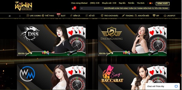 Cá cược casino tại k9win