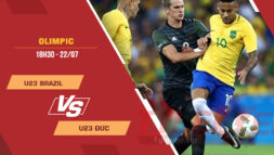 Tỷ lệ kèo nhà cái U23 Brazil vs U23 Đức, 18h30 ngày 22/7
